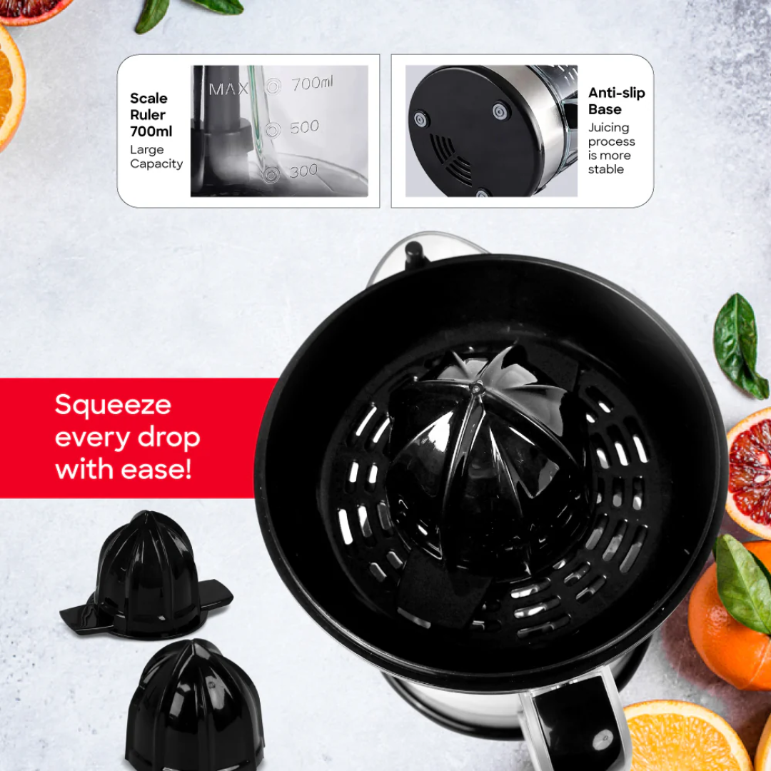 Sanford 0.7L Citrus Juicer with Dual Cones Pulp Filter & Two-Way Twist SF5559CJ
