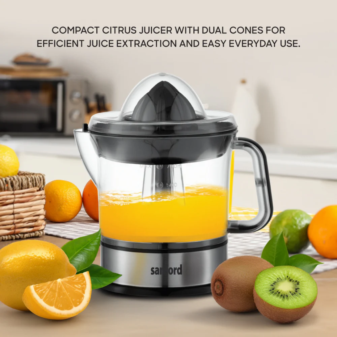 Sanford 0.7L Citrus Juicer with Dual Cones Pulp Filter & Two-Way Twist SF5559CJ