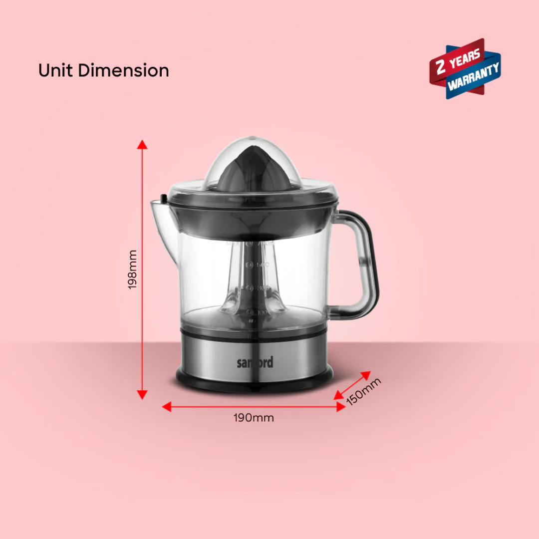 Sanford 0.7L Citrus Juicer with Dual Cones Pulp Filter & Two-Way Twist SF5559CJ