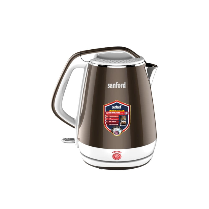 Sanford 1.7L Electric Kettle with 1500W Power and Double Shell Structure SF3364EK