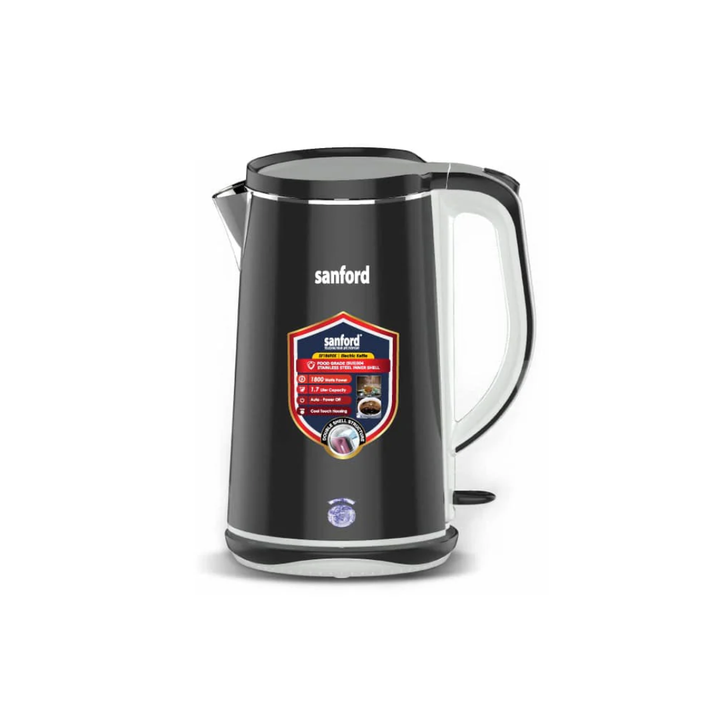 Sanford 1.7L Electric Kettle with 1800W Power and Double Shell Cool-Touch Body SF1869EK