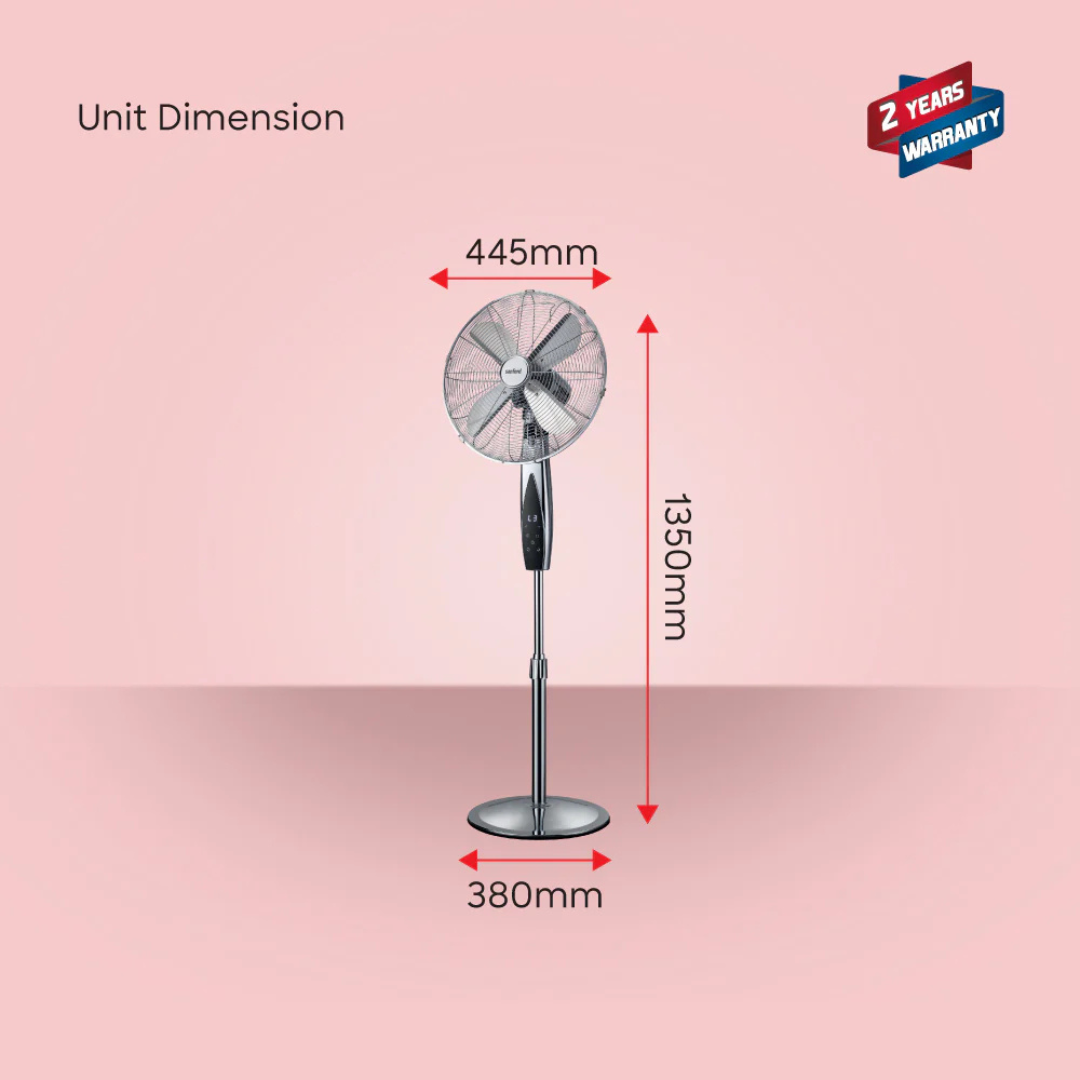 Sanford 16-Inch Stand Fan 55W Copper Motor SF945SFN