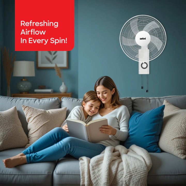 Sanford wall fan SF932WFN, side view