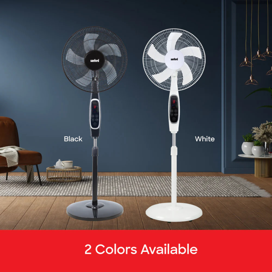 Sanford 18-Inch Stand Fan 60W Heavy-Duty Motor SF901SFN