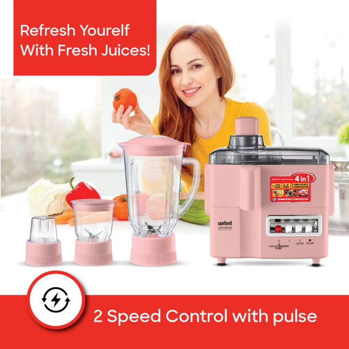 Sanford food processor SF5501JB, full set view