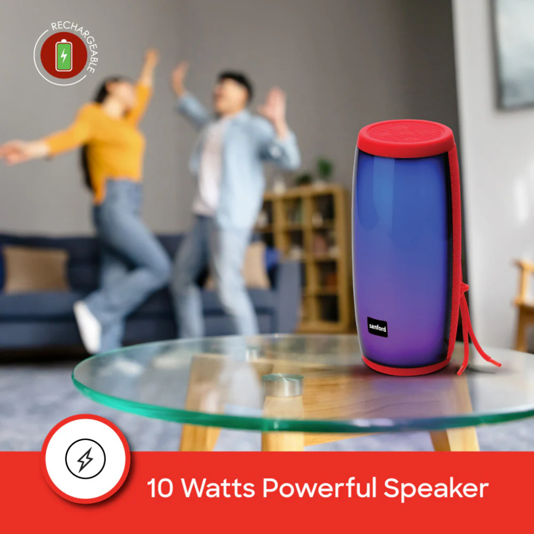Sanford BT-Wireless Portable Speaker 8000 PMPO Splash Proof TWS Sound SF2214PS