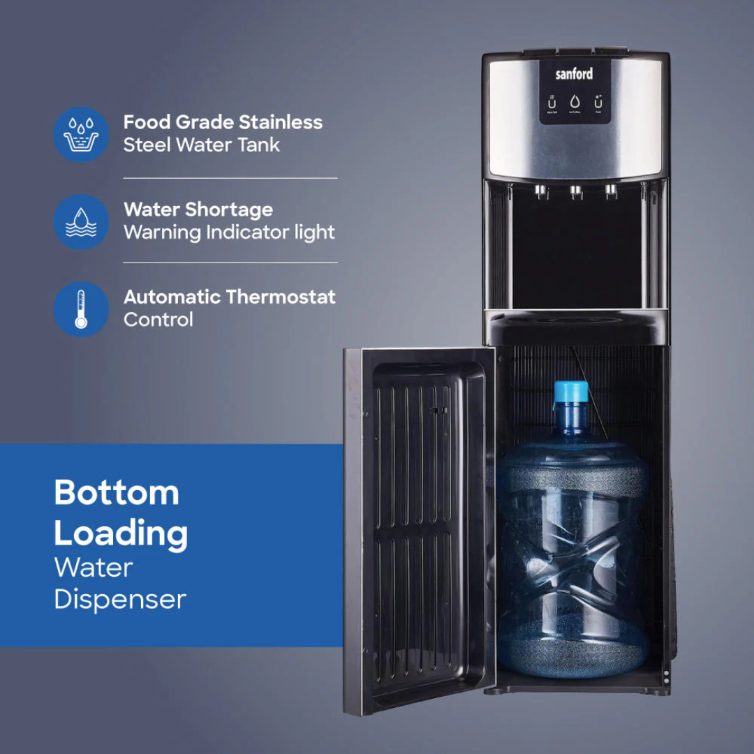 Sanford Bottom Load Hot Cold and Normal Water Dispenser SF1408WD