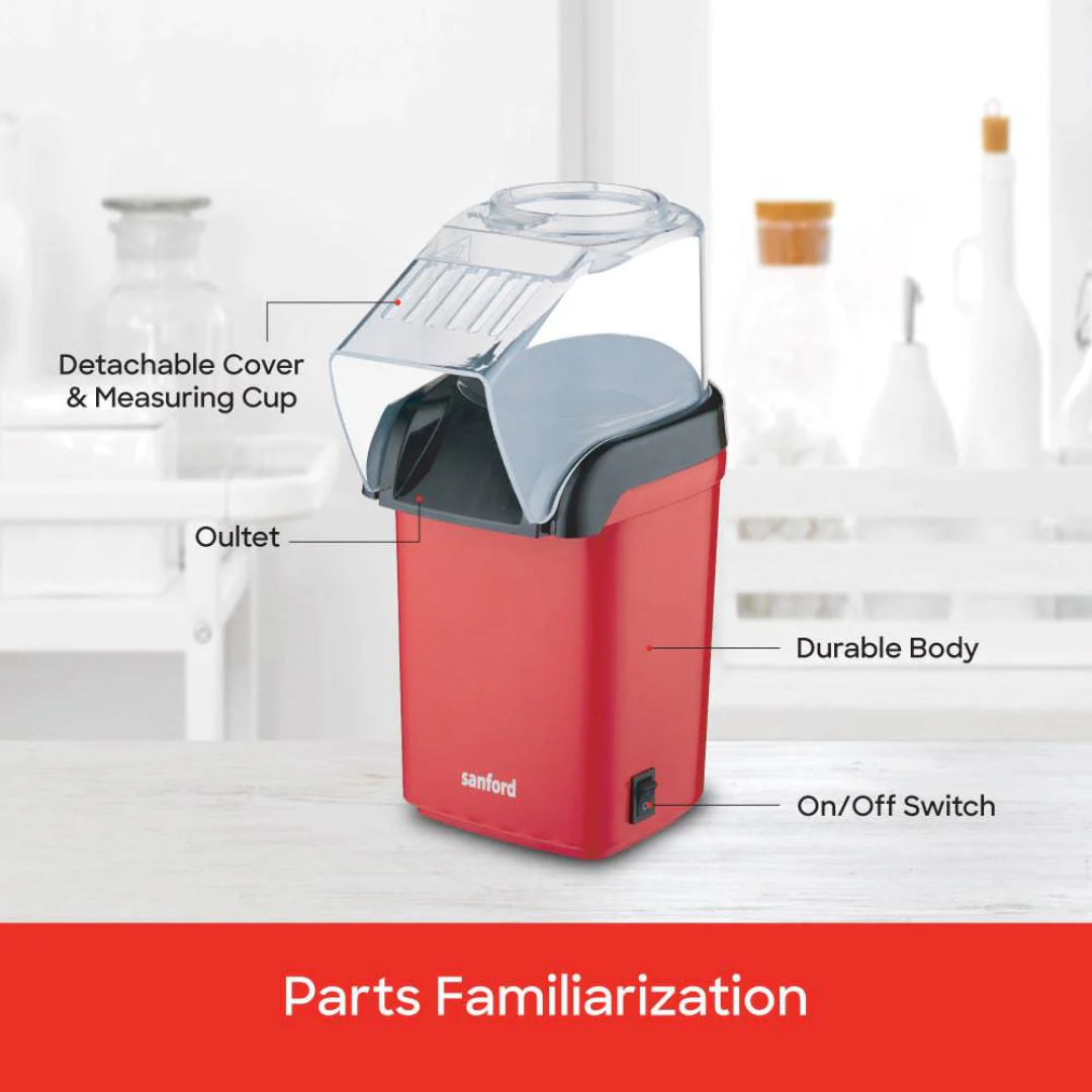 Sanford Electrical Hot Air Popcorn Maker SF1377PM