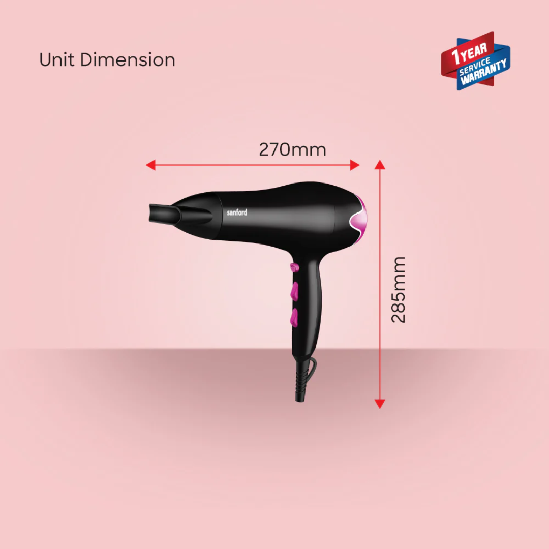 Sanford High-Performance 2000W Professional Hair Dryer SF9694HD | Buy in Kenya | Red Rhino