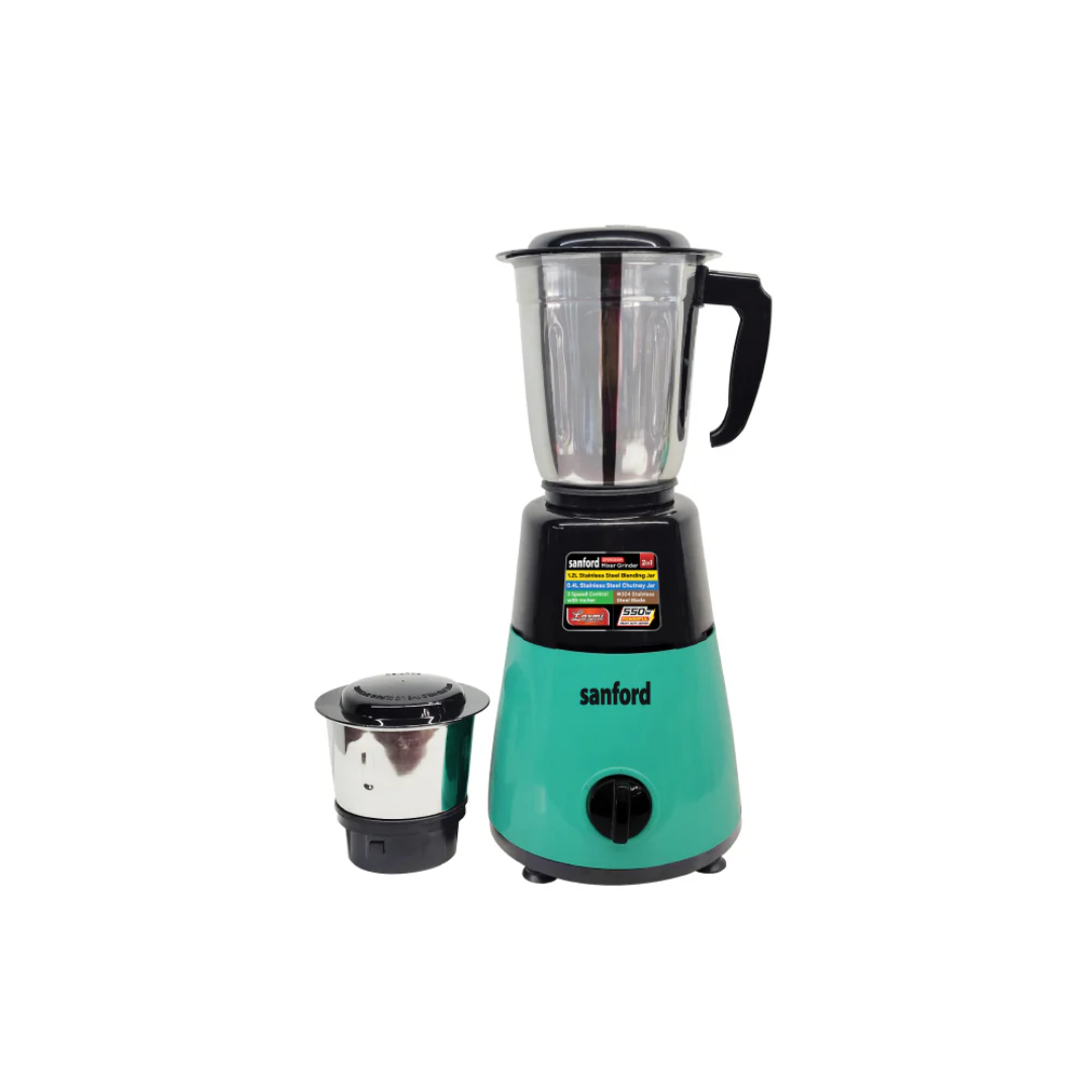 Sanford Premium 2-in-1 Mixer Grinder 550W Stainless Steel Jars SF5905GM-C