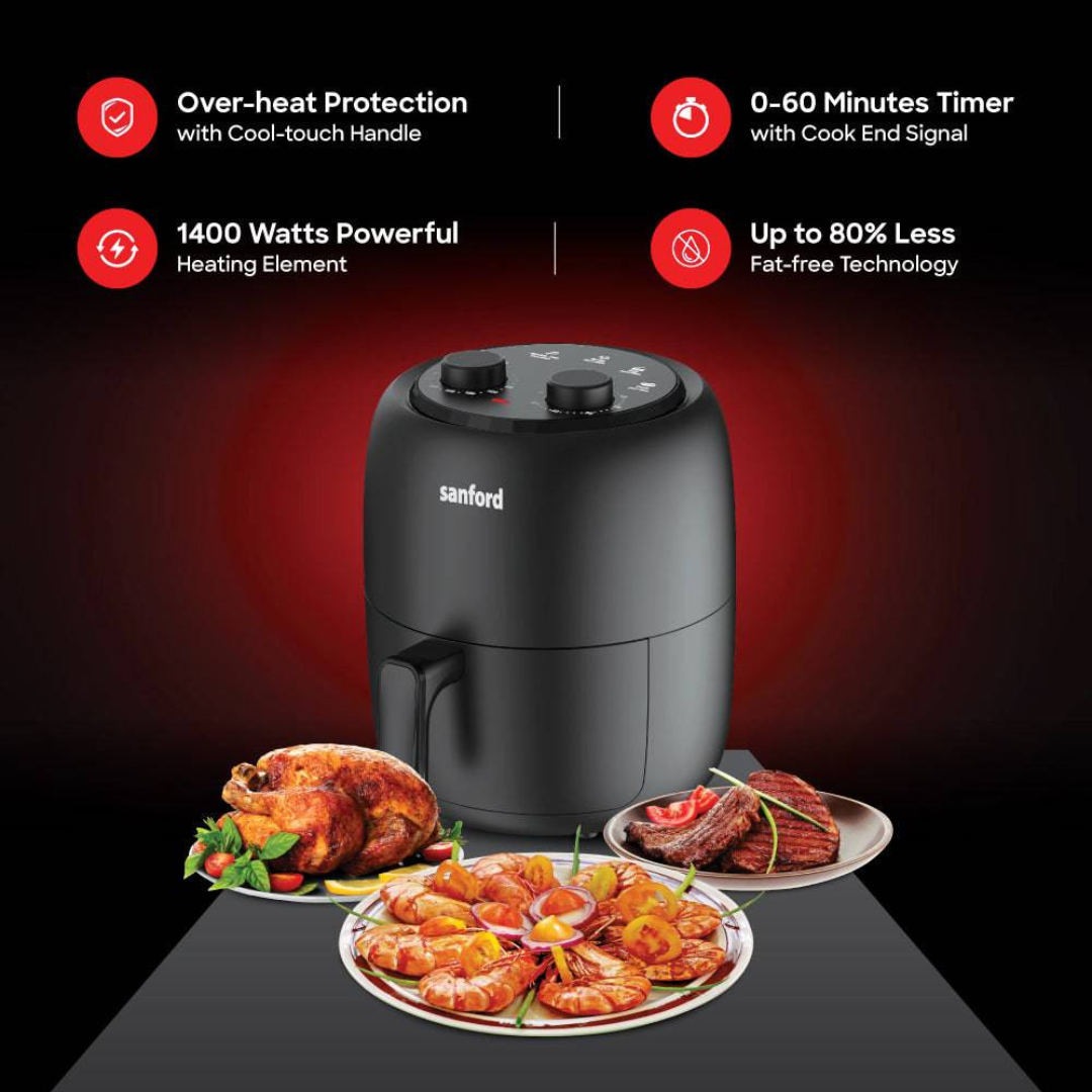 Sanford air fryer SF2457AF, basket view