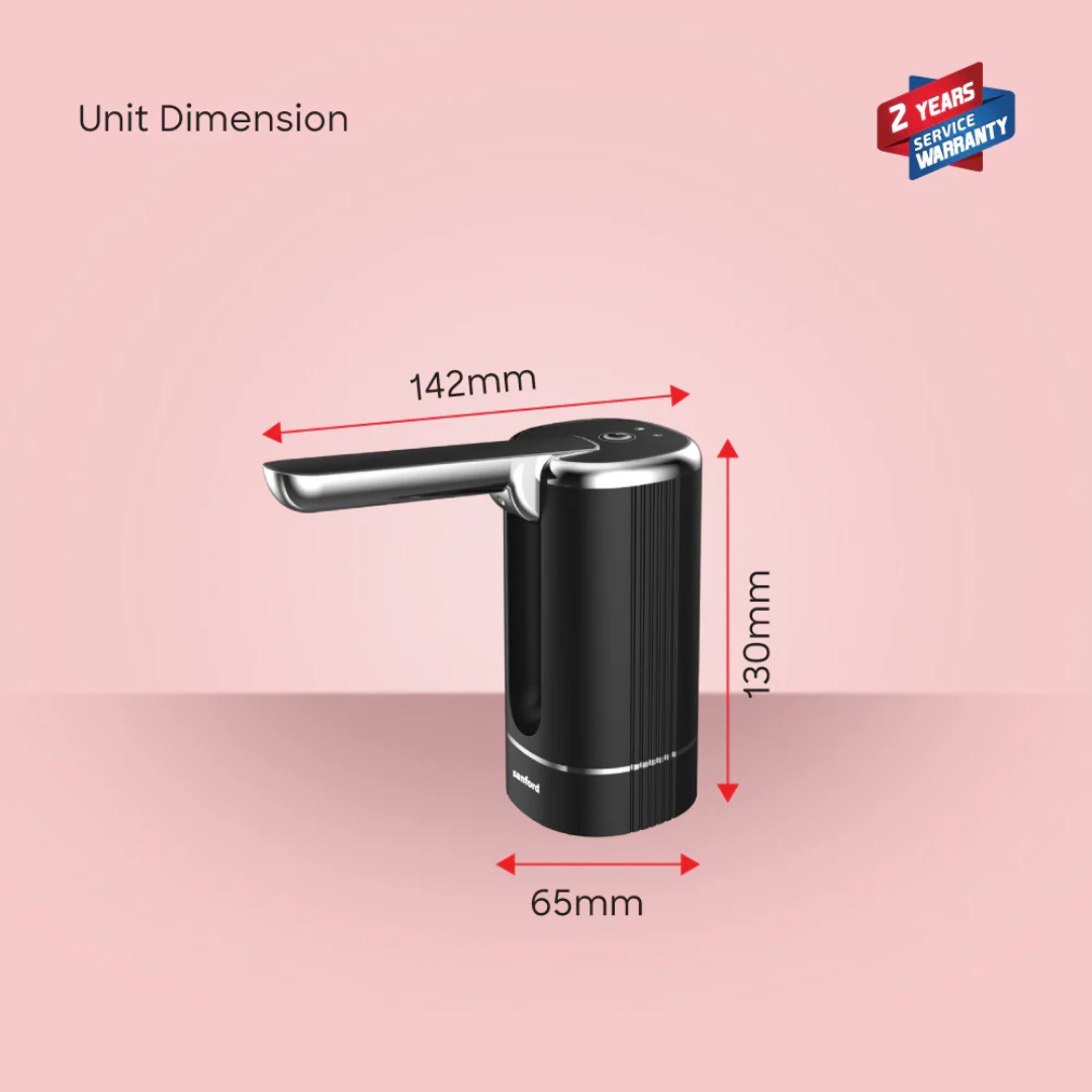 Sanford Rechargeable Automatic Water Dispenser with 1200mAh Battery & USB Charging SF1801BWD