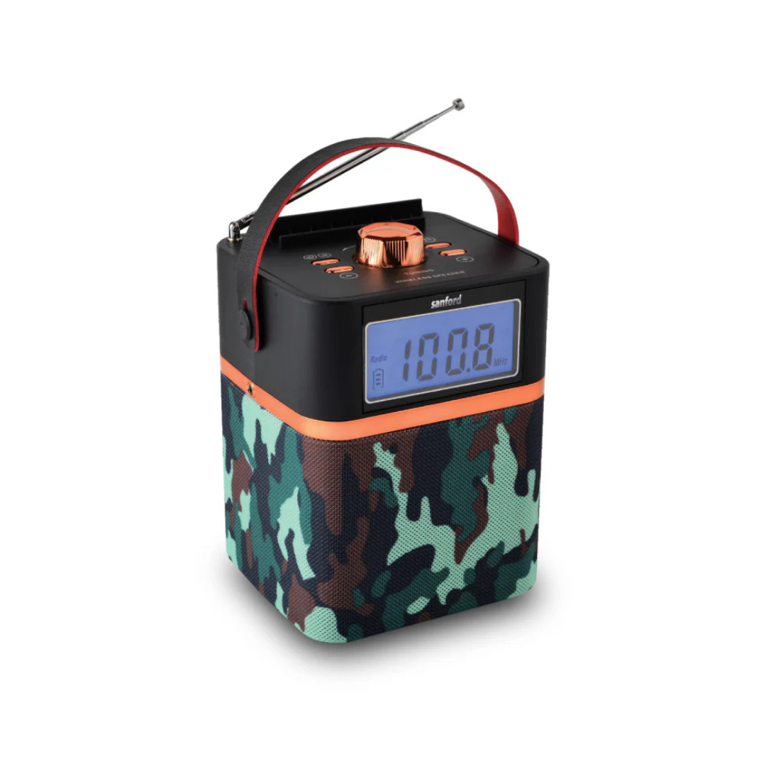 Sanford Rechargeable Portable Speaker 12000 PMPO Bluetooth Function SF2212PS