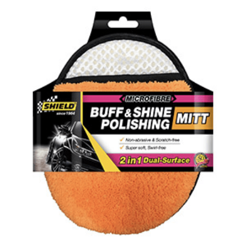 Shield Microfibre Buff and Shine Polishing Mitt