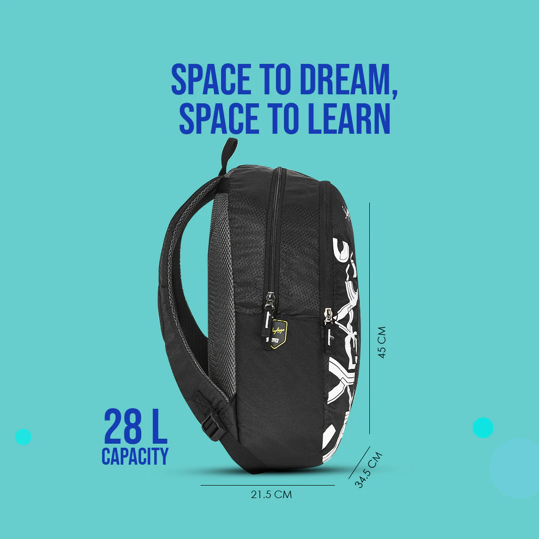 SkyBags Brat Backpack 47Cm Black