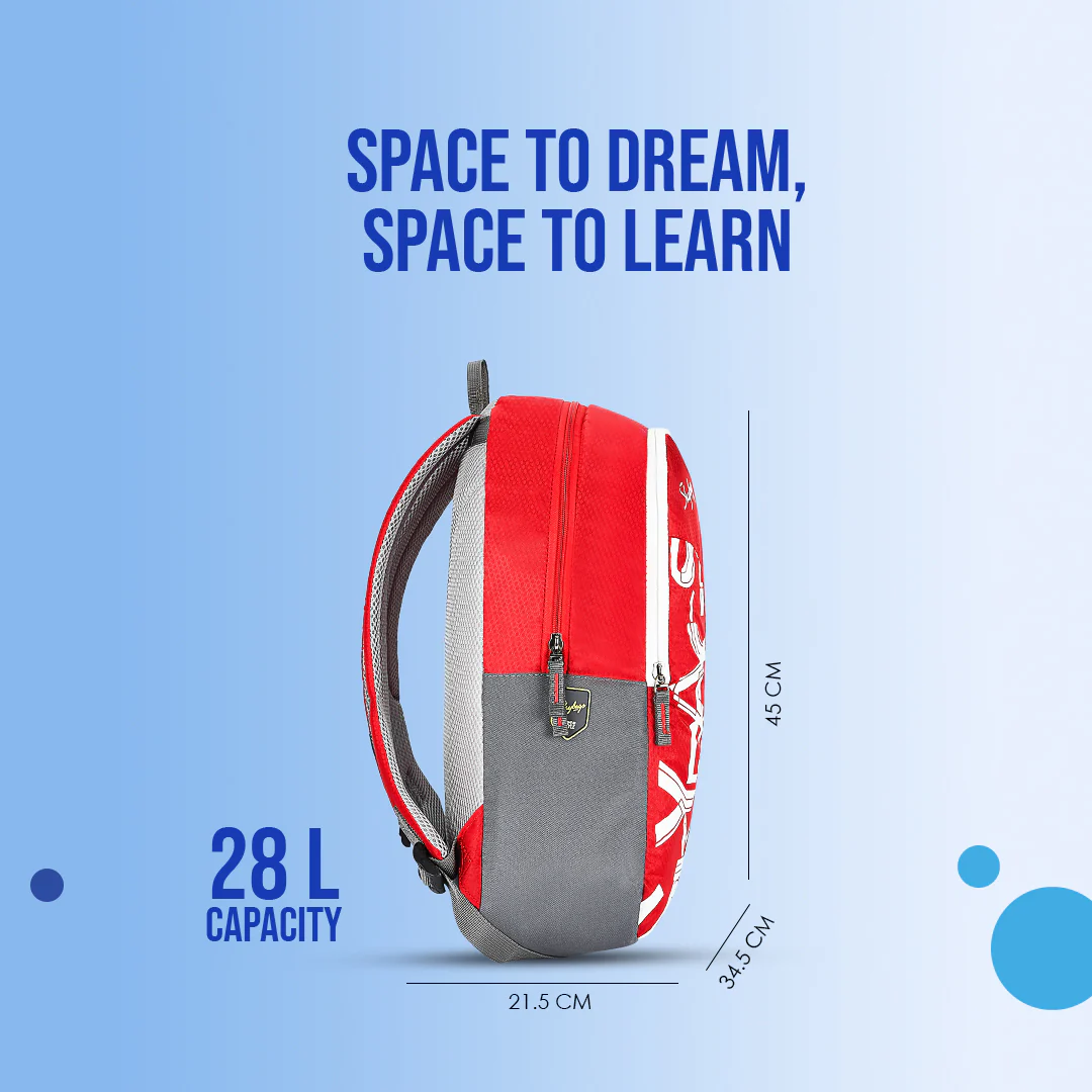 SkyBags Brat Backpack 47Cm Red