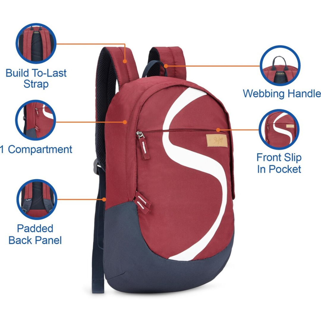 SkyBags Gigs Daypack Backpack 48Cm Red