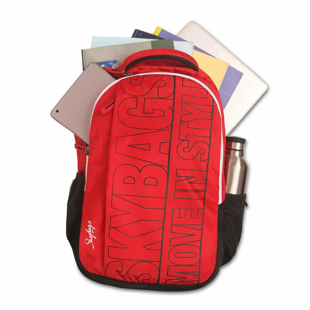 SkyBags Graf Backpack 48Cm Red
