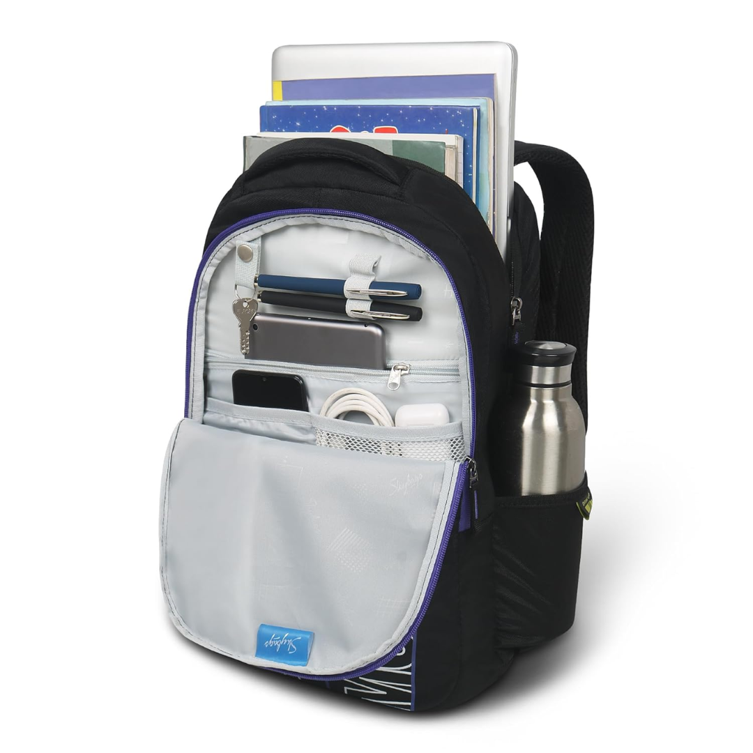 SkyBags Graf Laptop Backpack 48Cm Black
