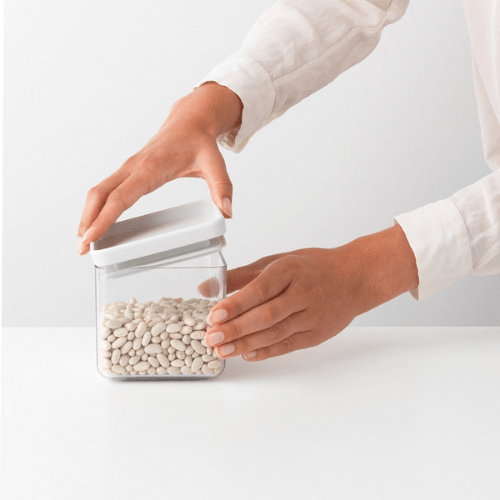 Square Canister 0.7L - Light Grey Tasty+