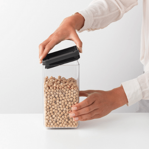 Square Cannister 1.6L - Dark Grey Tasty+