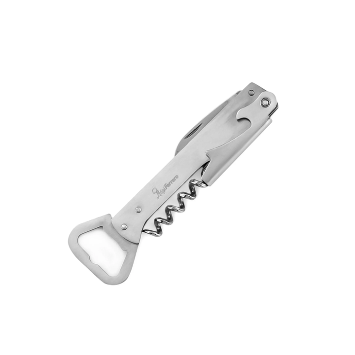 Luigi Ferrero Prima stainless-steel opener FR-1249, front view