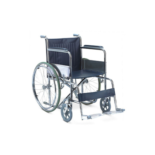 Mobi-Aid Standard Wheelchair, Foldable, Heavy Duty, Lightweight - Red Rhino