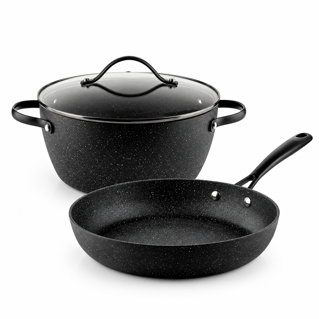 Luigi Ferrero Symphony 2-Piece Forged Cookware Set – Cooking Pot + Frying Pan | Buy in Kenya | Red Rhino