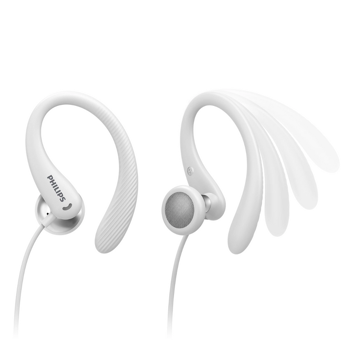 Philips In-Ear Sports Headphones with Mic TAA1105WH/00 Sweat Resistant White | Buy in Kenya | Red Rhino
