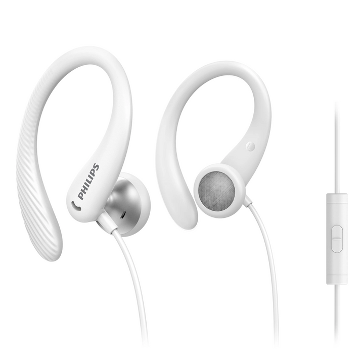 Philips In-Ear Sports Headphones with Mic TAA1105WH/00 Sweat Resistant White | Buy in Kenya | Red Rhino