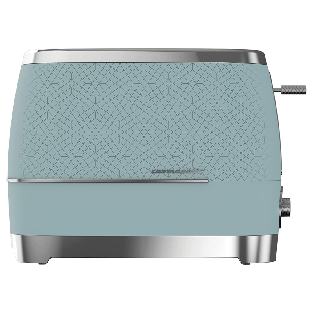 Beko Cosmopolis Toaster Retro Design TAM8202T, Extra Wide Slot 2-Slice Toaster , Includes Defrost, Reheat & Cancel Functions - Red Rhino