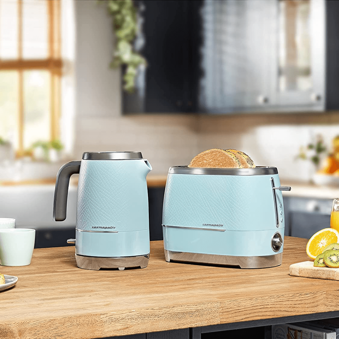 Beko Cosmopolis Toaster Retro Design TAM8202T, Extra Wide Slot 2-Slice Toaster , Includes Defrost, Reheat & Cancel Functions - Red Rhino