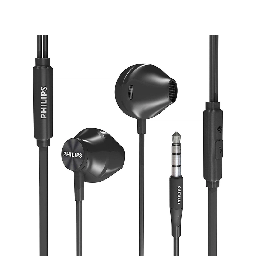 Philips In-Ear Headphones with Mic TAUE101BK/00 Enhanced Bass Black | Buy in Kenya | Red Rhino