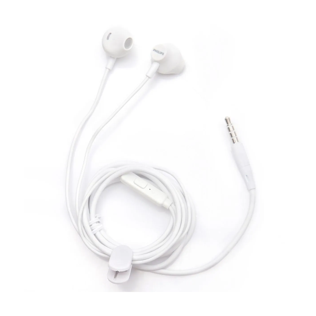 Philips In-Ear Headphones with Mic TAUE101WT/00 Enhanced Bass White | Buy in Kenya | Red Rhino