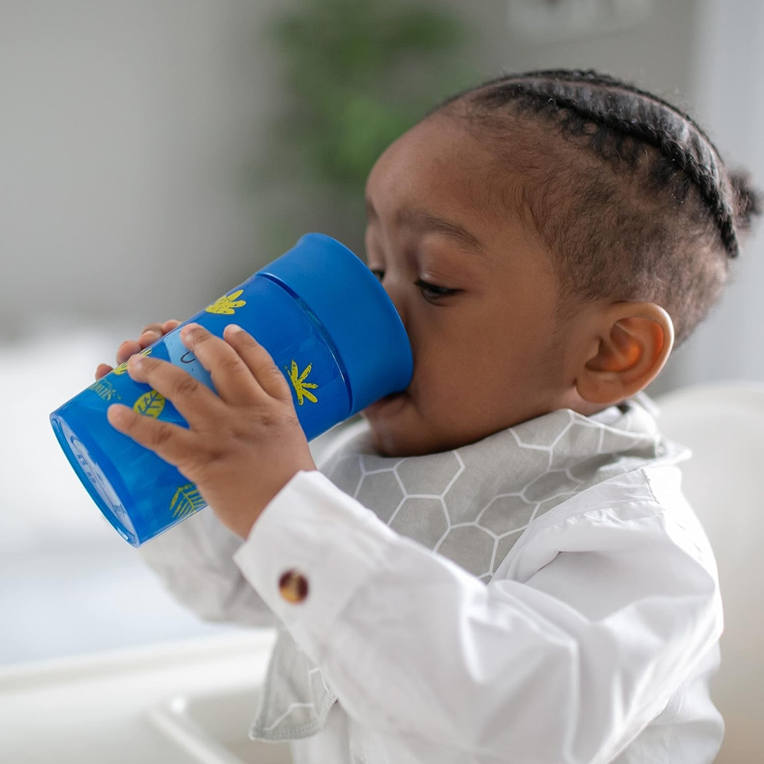 Dr. Brown's Cheers Training Sippy Cups 360 Blue Animal Deco, 300ML, 9m+-TC01094 - Red Rhino
