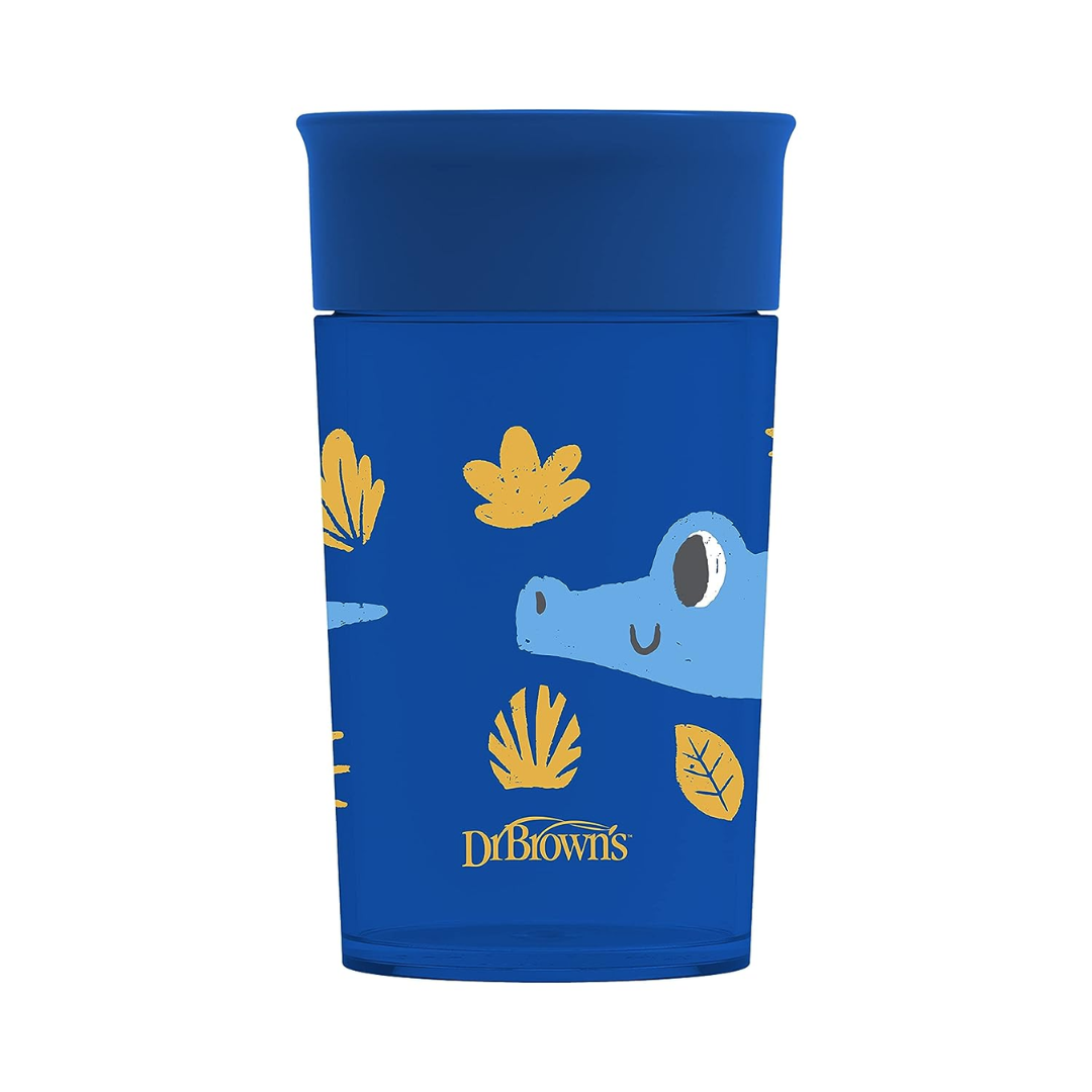 Dr. Brown's Cheers Training Sippy Cups 360 Blue Animal Deco, 300ML, 9m+-TC01094 - Red Rhino