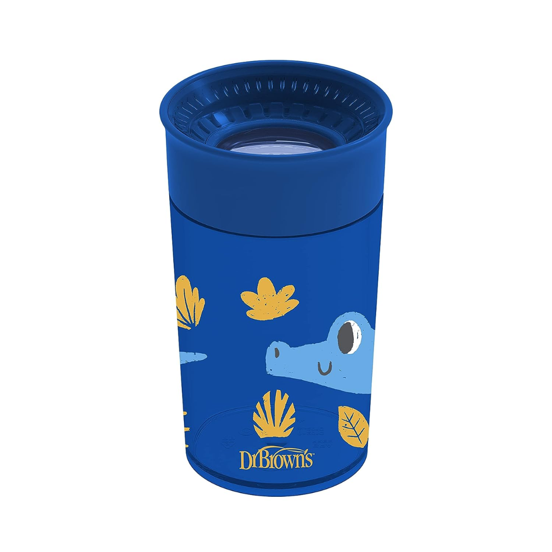 Dr. Brown's Cheers Training Sippy Cups 360 Blue Animal Deco, 300ML, 9m+-TC01094 - Red Rhino