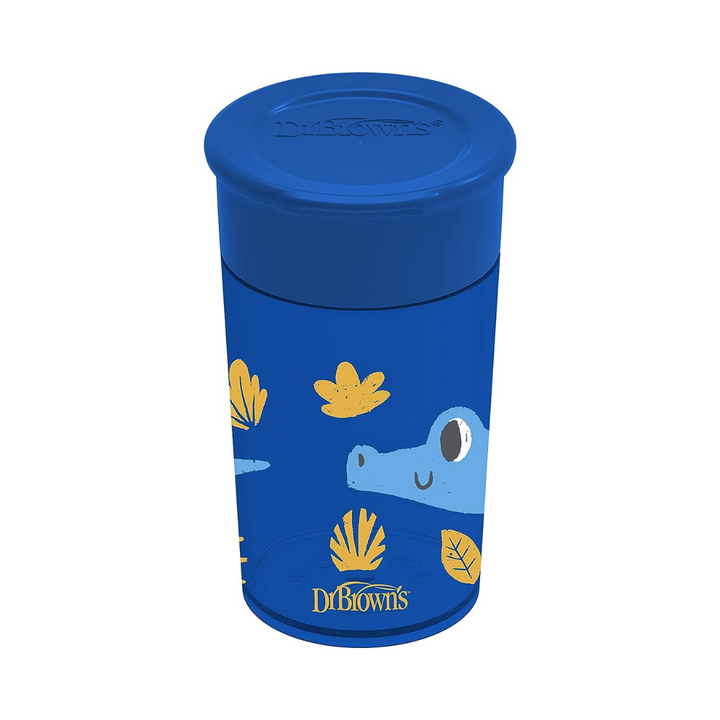 Dr. Brown's Cheers Training Sippy Cups 360 Blue Animal Deco, 300ML, 9m+-TC01094 - Red Rhino