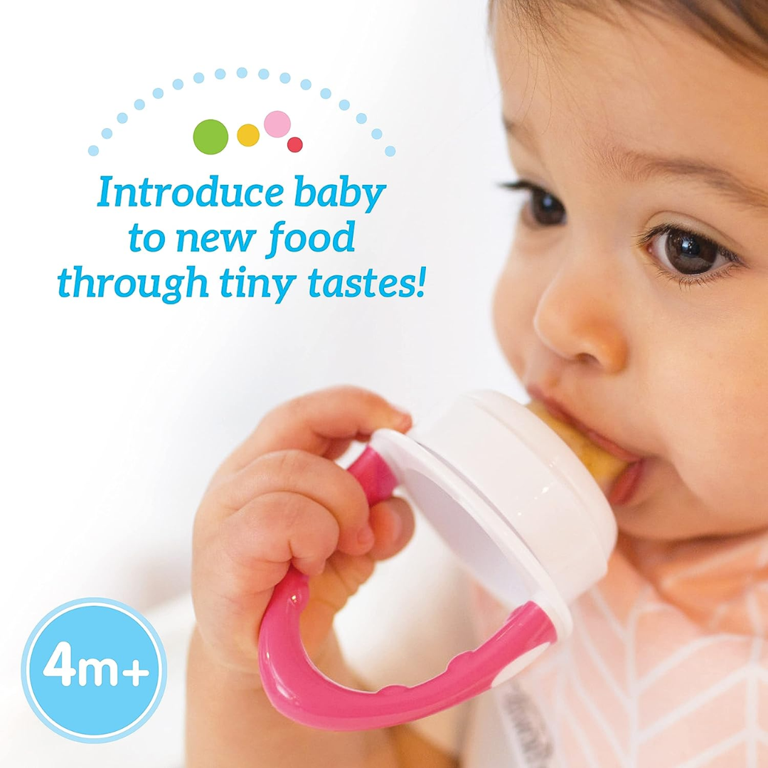 Dr. Brown's Silicone Feeder Designed to Nourish, Fresh Firsts, Pink-TF005 - Red Rhino