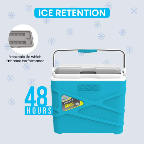 Pinnacle Pasco Insulated Chiller Ice Box - 10 Litres - Blue TPX7501