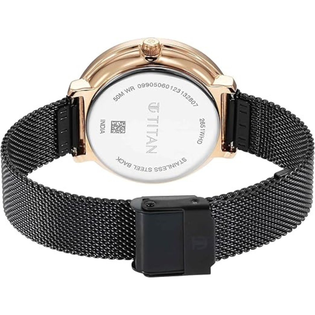 Titan IBD Marhaba Ladies Black Dial Watch | Elegant Women's Watch in Kenya | Red Rhino