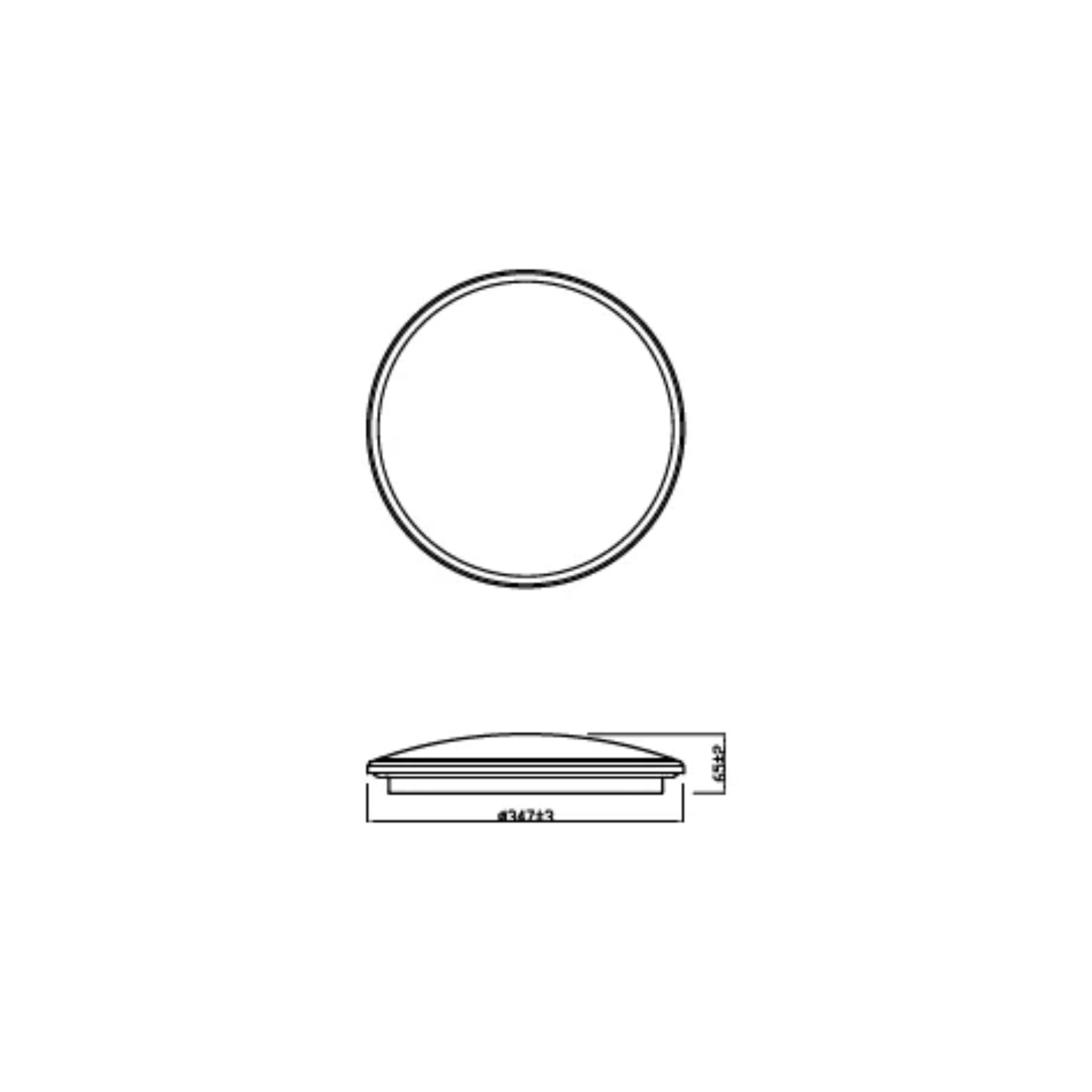 Philips Twirly LED Ceiling Light 17W – 4000K Cool White D347
