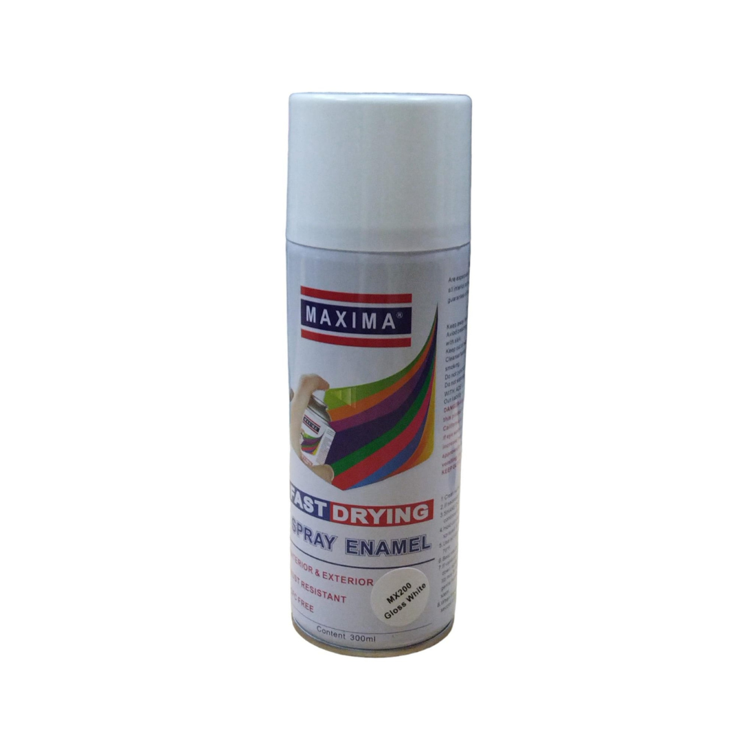 Maxima Gloss White Spray 300ML MX200 - Red Rhino
