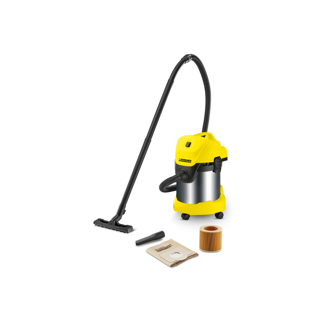 Karcher WD 3 Wet And Dry Vacuum Cleaner - Red Rhino