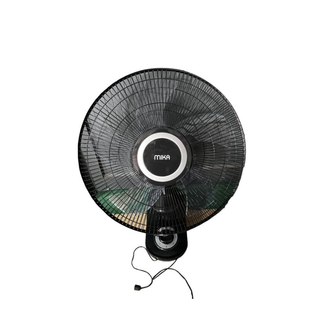 MIKA Wall Fan, 16", Black & Silver MFW166BS - Red Rhino