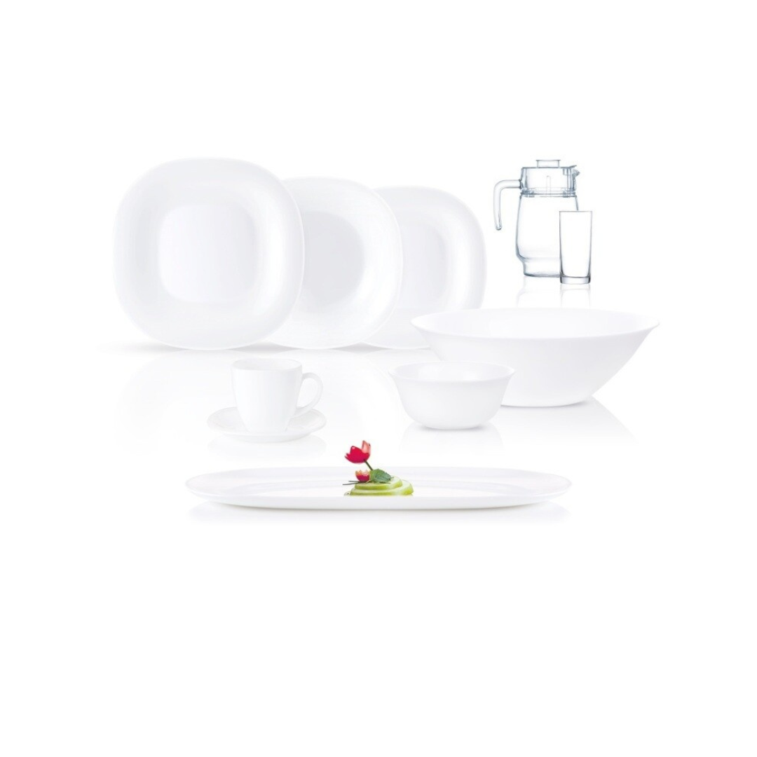 Luminarc Neo Carine White 46Pc Dinner N4781 - Red Rhino