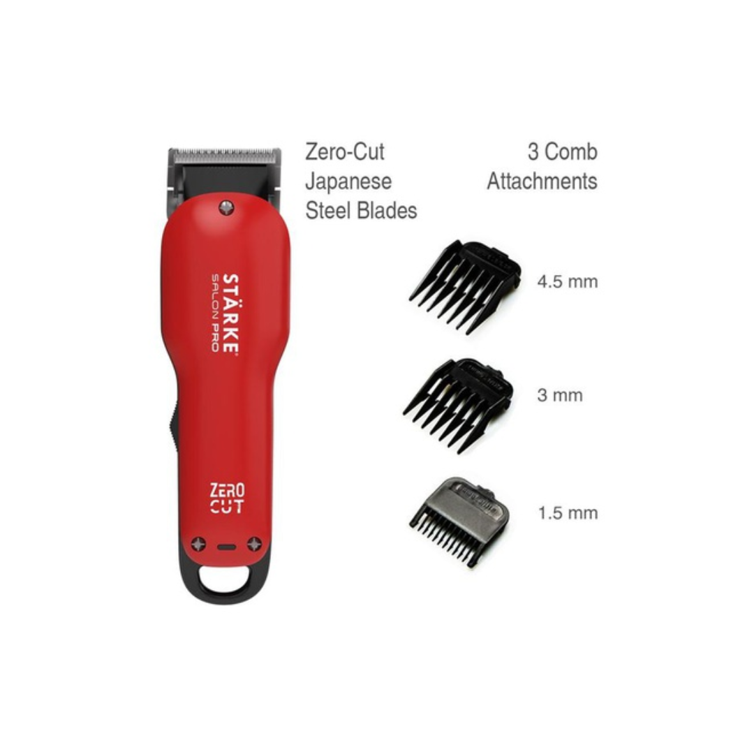 Starke Salon Pro Zero Cut Balding Hair Clipper - 3 Pin UK plug, 100-240V, 50Hz 26529