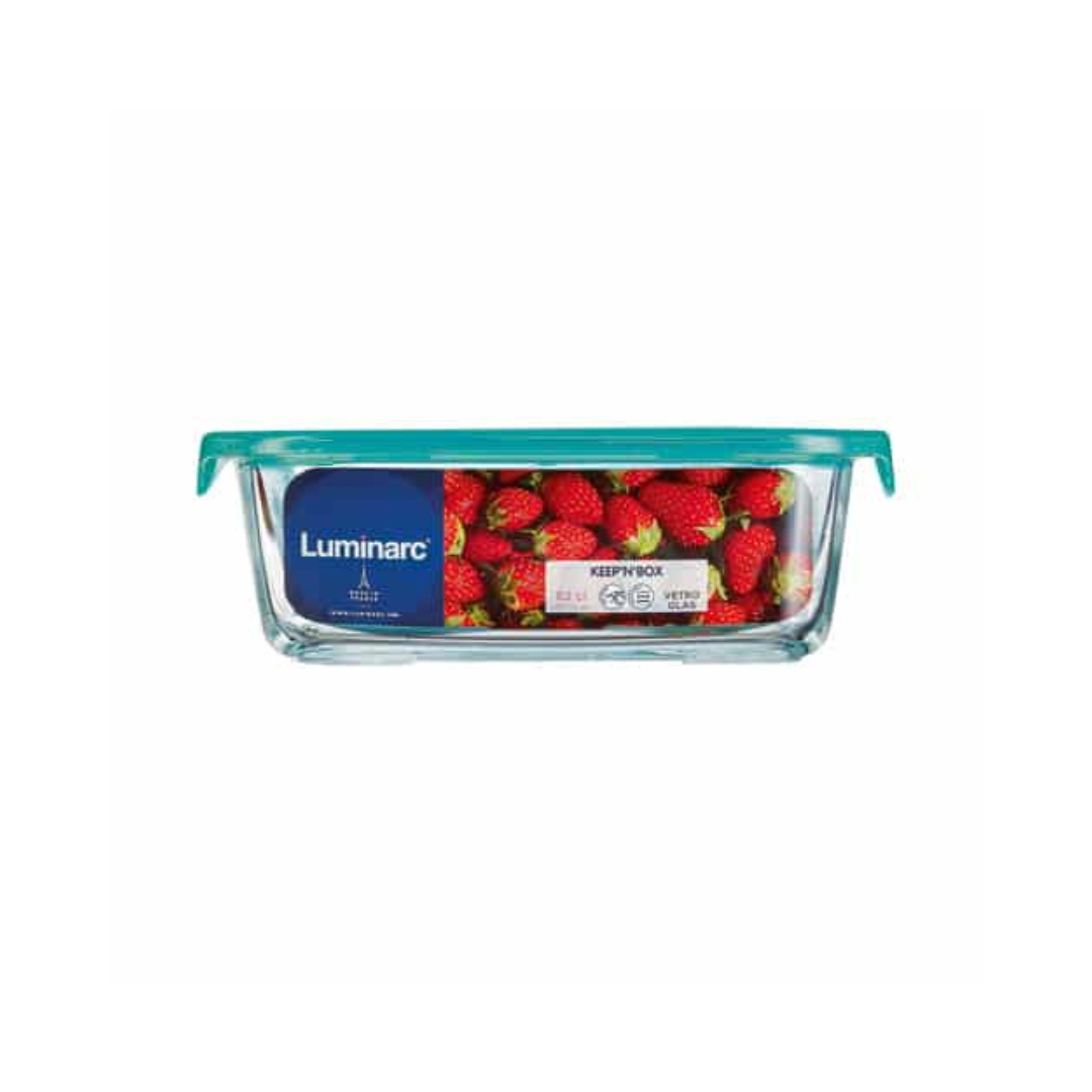 Luminarc Keep 'N' Flat Rim Lagon Rect 197Cl P5516 - Red Rhino