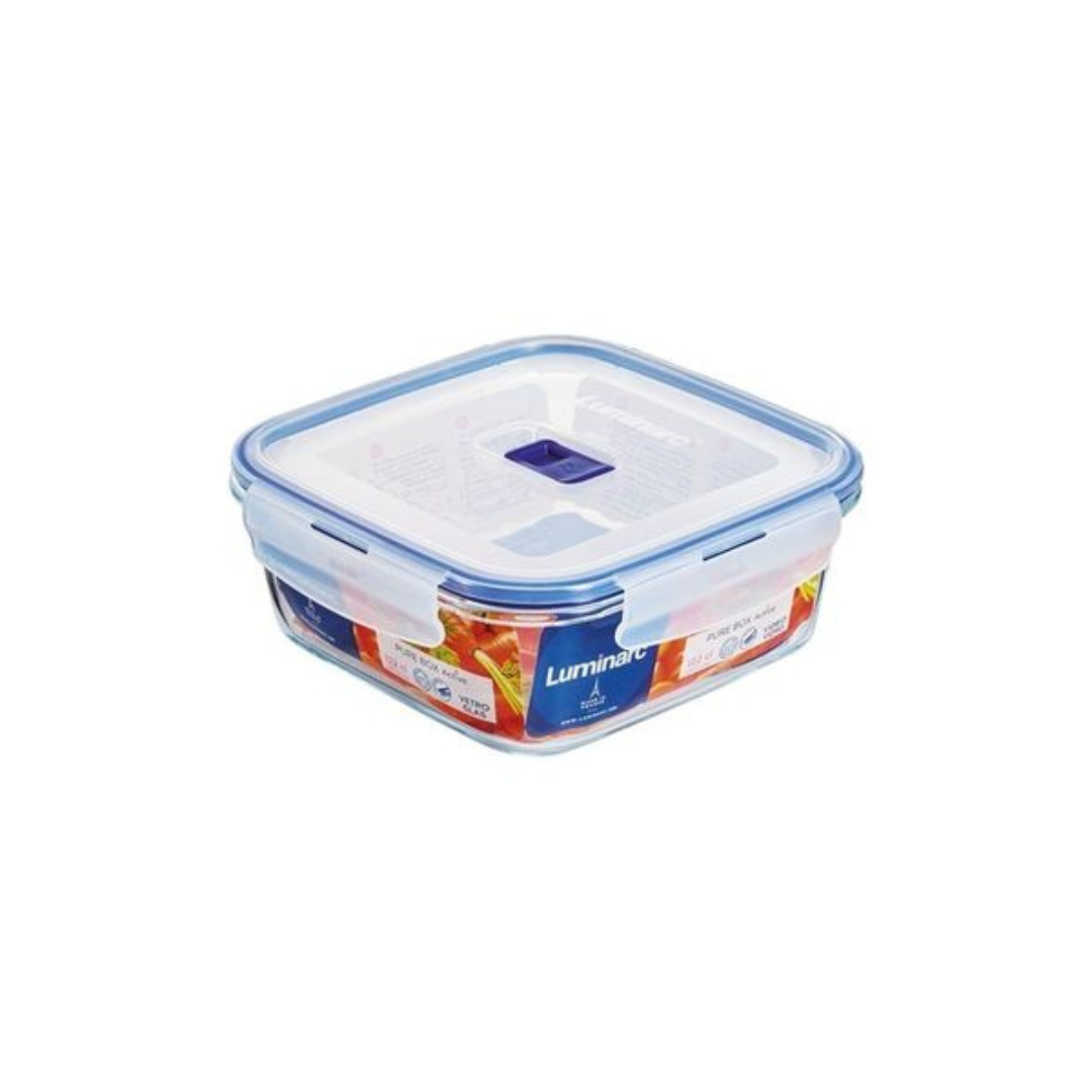 Luminarc Pure Box Sqr 122Cl Flat Rim P3552 - Red Rhino