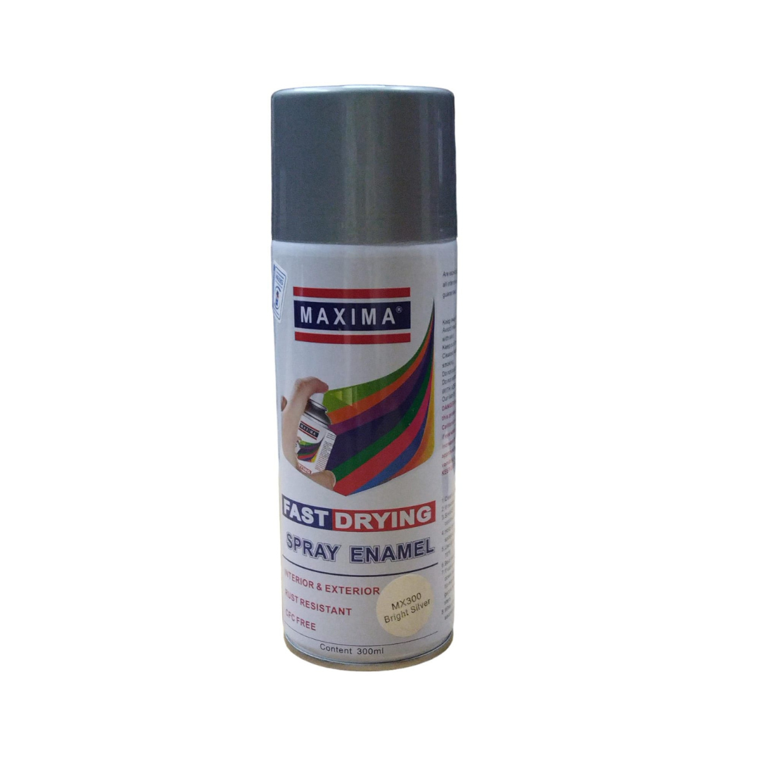 Maxima Bright Silver Spray 300ML MX300 - Red Rhino